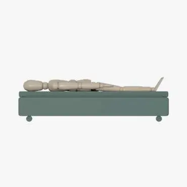 Flat adjustable bed position
